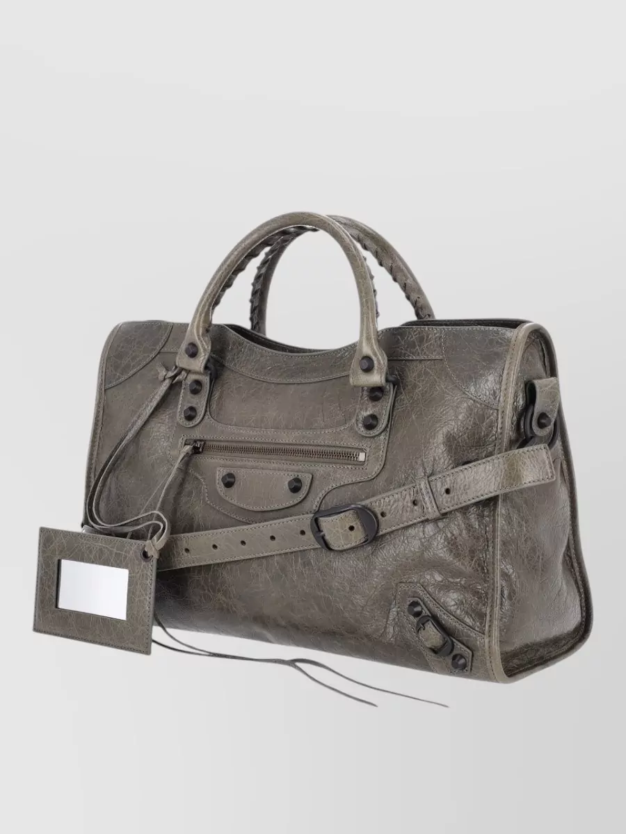 Balenciaga Le City Medium Leather Tote Bag