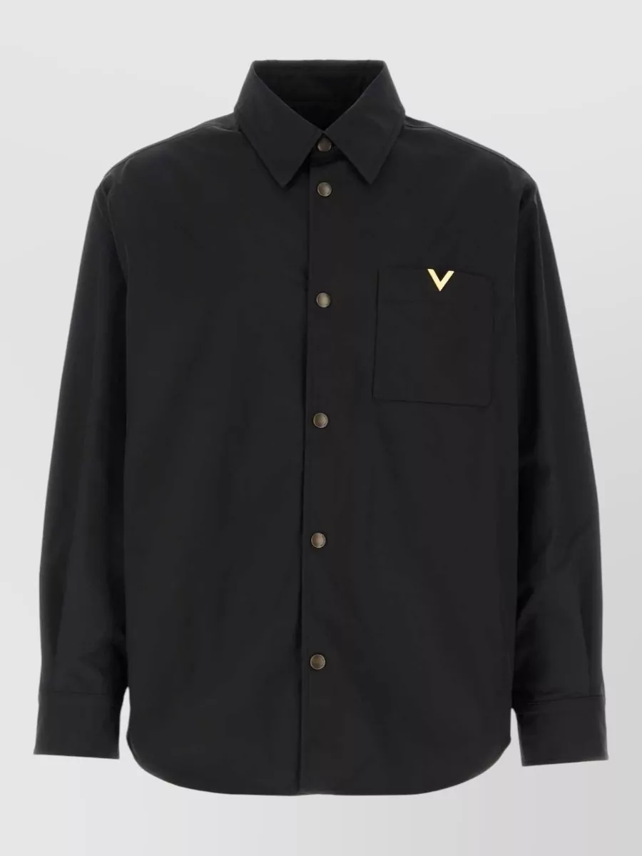 Valentino Garavani oversized nylon shirt jacket