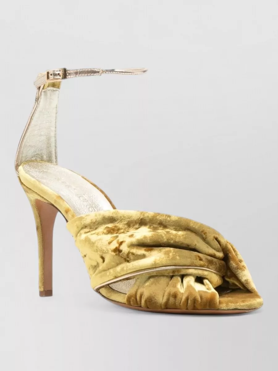 Forte Forte velvet stiletto heel sandals