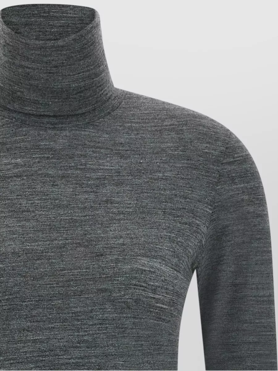 Jil Sander High Neck Long Sleeve Fine Knit Jumper