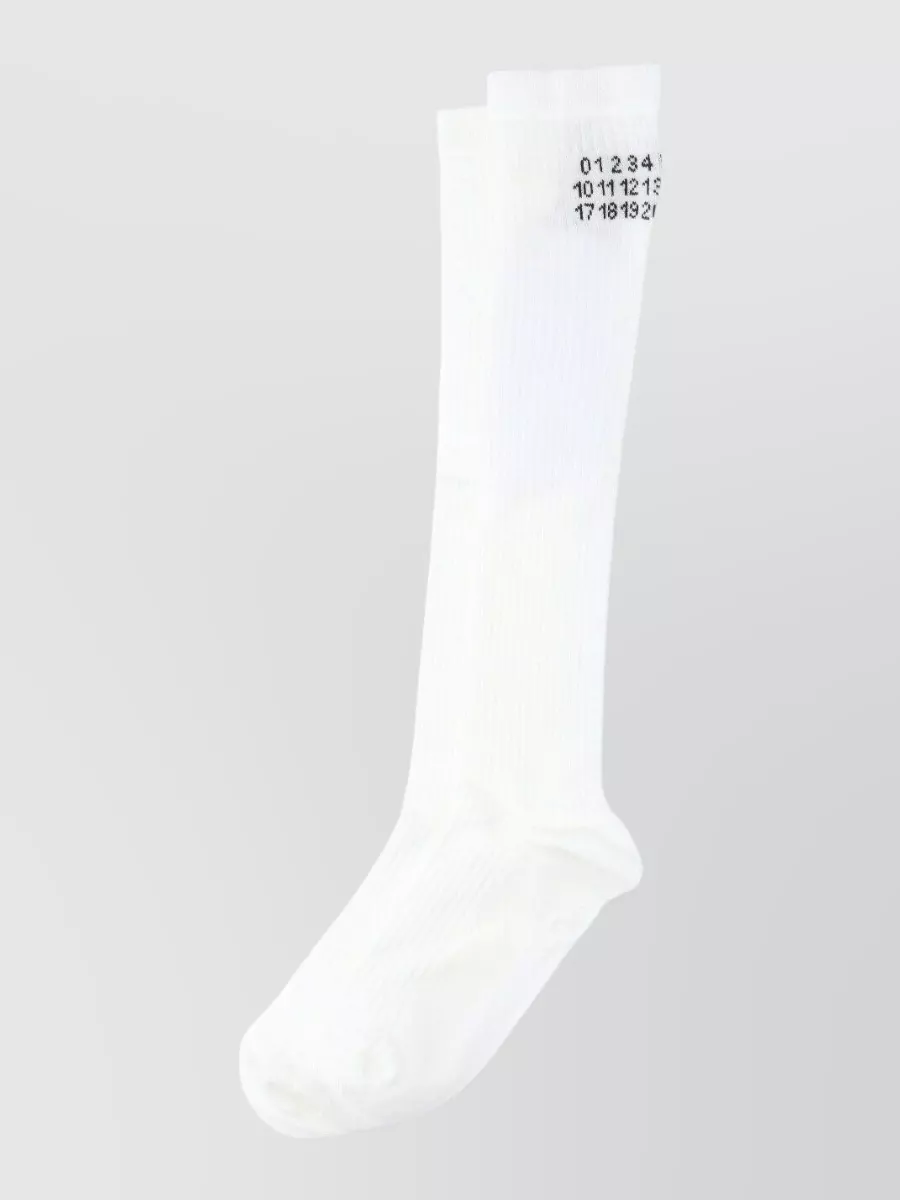 Mm6 Maison Margiela Logo Socks