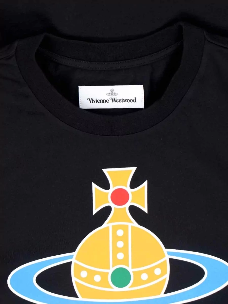 Vivienne Westwood Graphic Print Crew Neck Short Sleeve T-Shirt