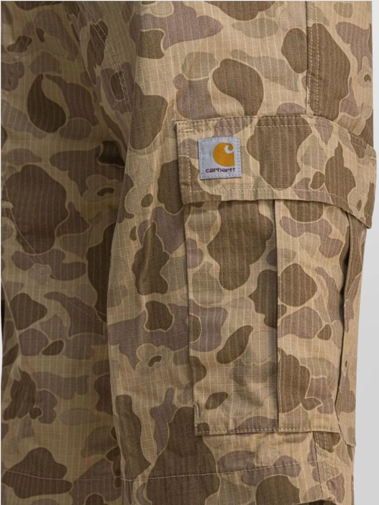 Carhartt Cargo Shorts Featuring Multiple Pockets In Brown
