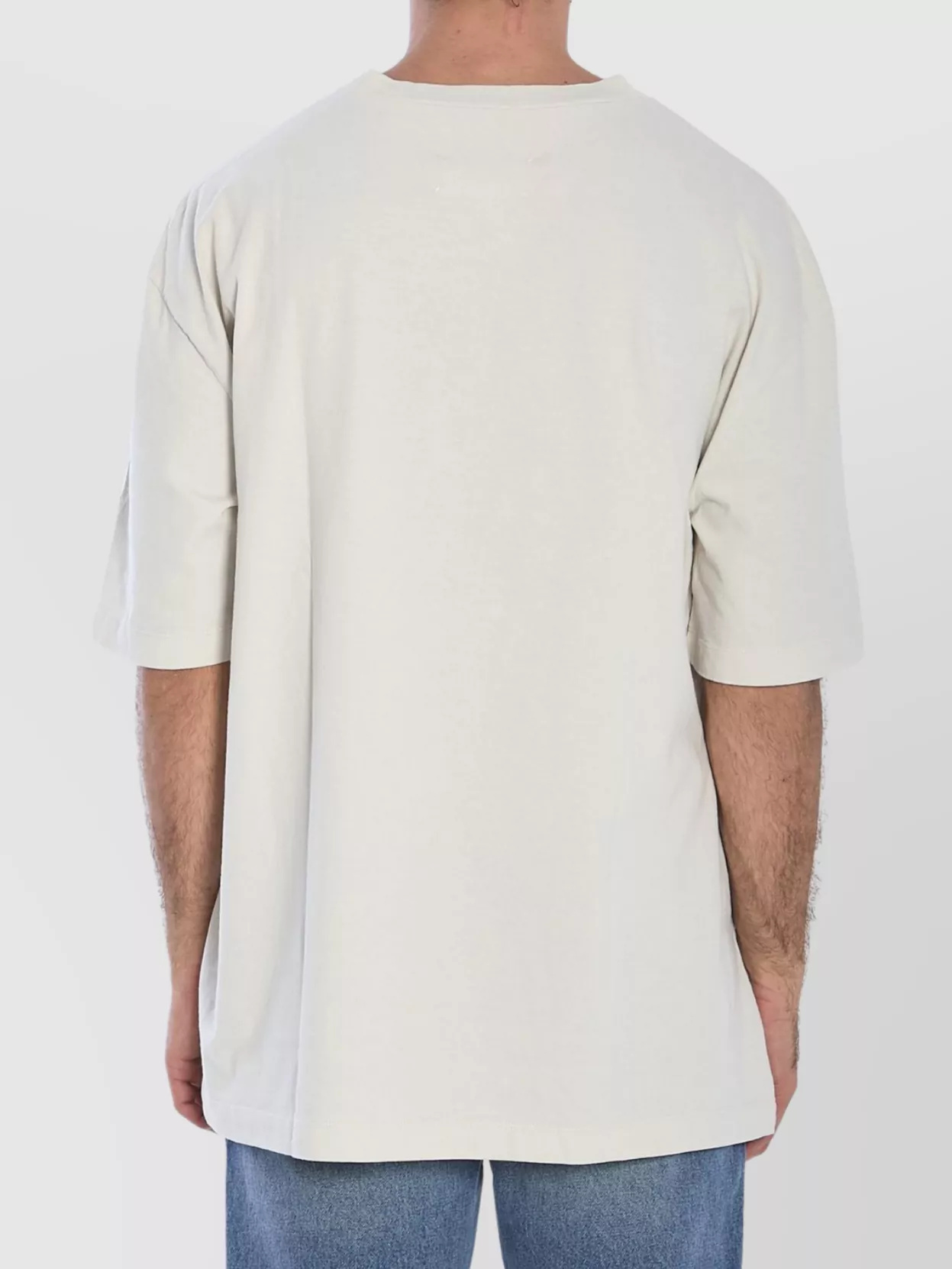 Maison Margiela Logo Embroidered Crewneck T-Shirt