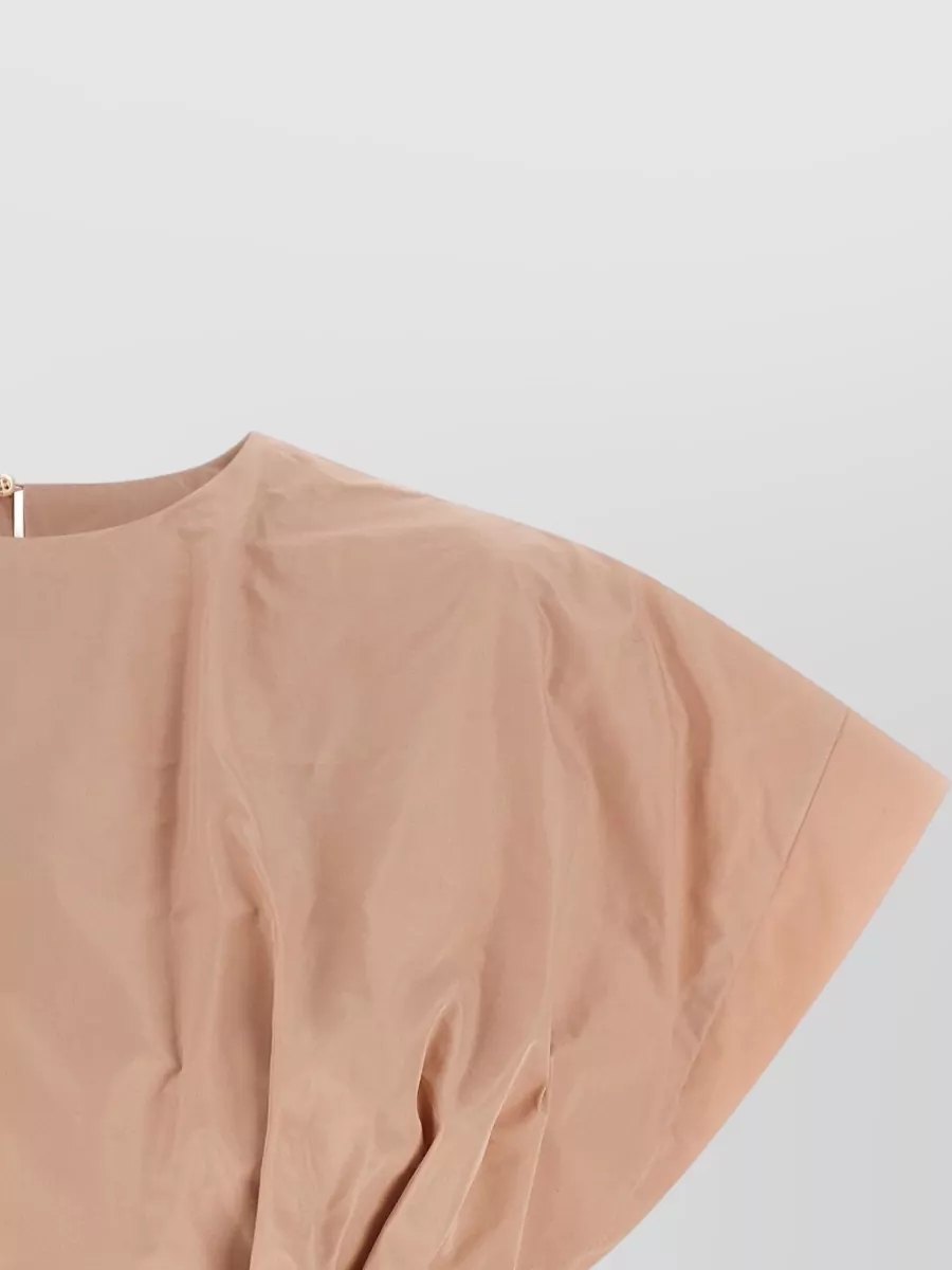 Pinko Asparago Top Round Neck Short Sleeves