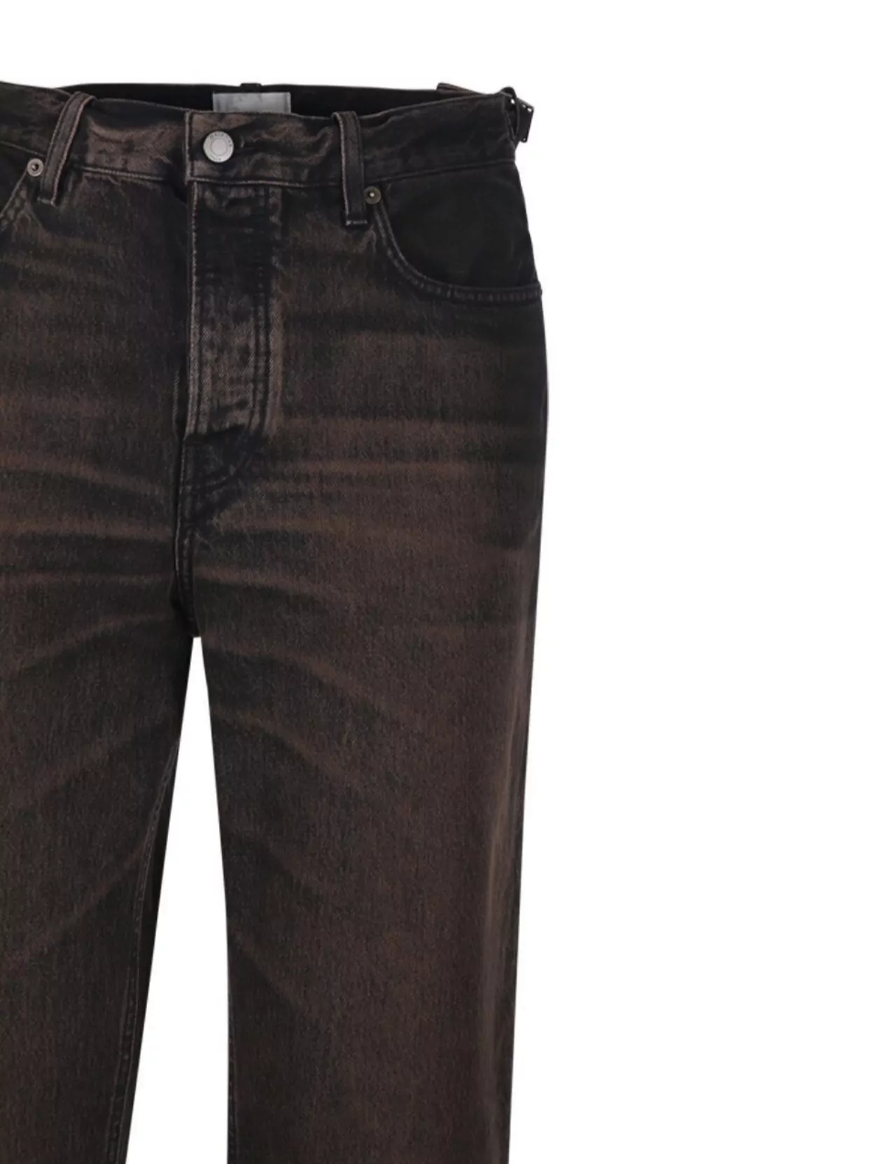 Haikure High Waist Five-Pocket Jeans With Belt Loops