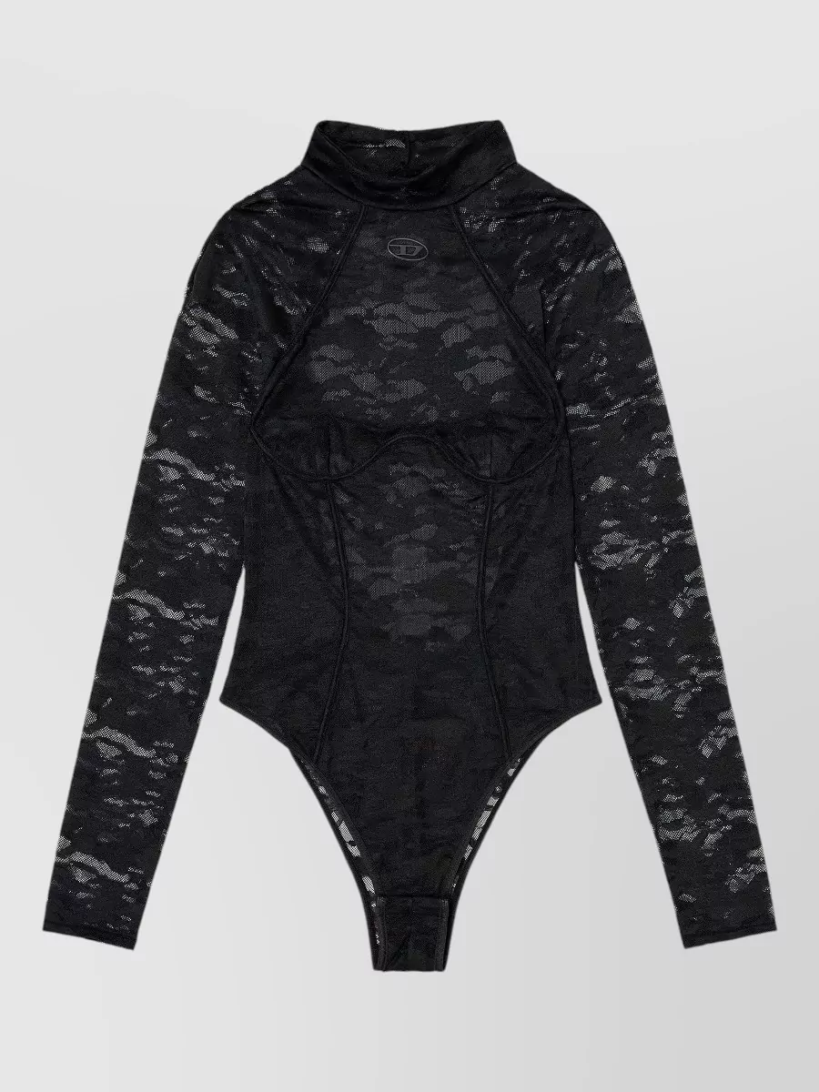 Diesel Lace halterneck sleeveless bralette