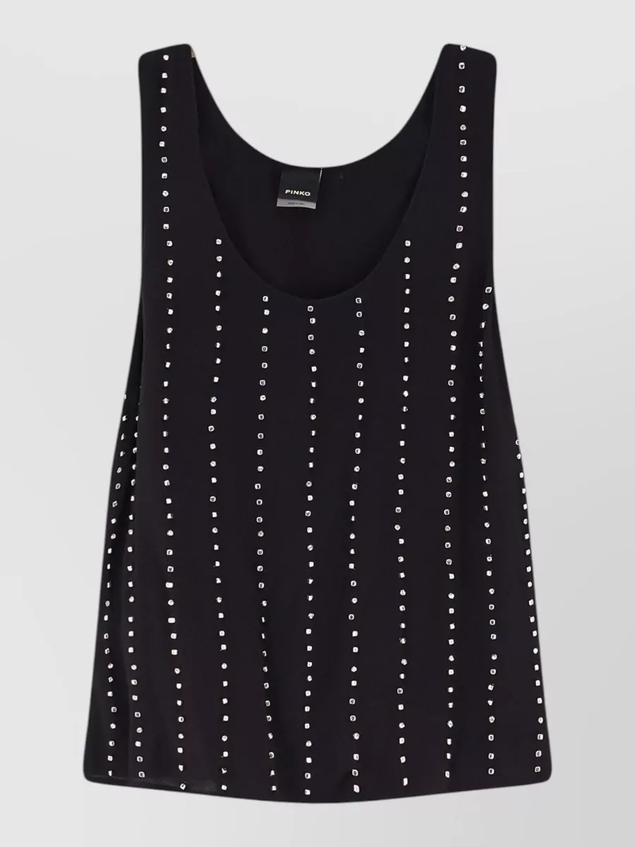 Pinko studded sleeveless top