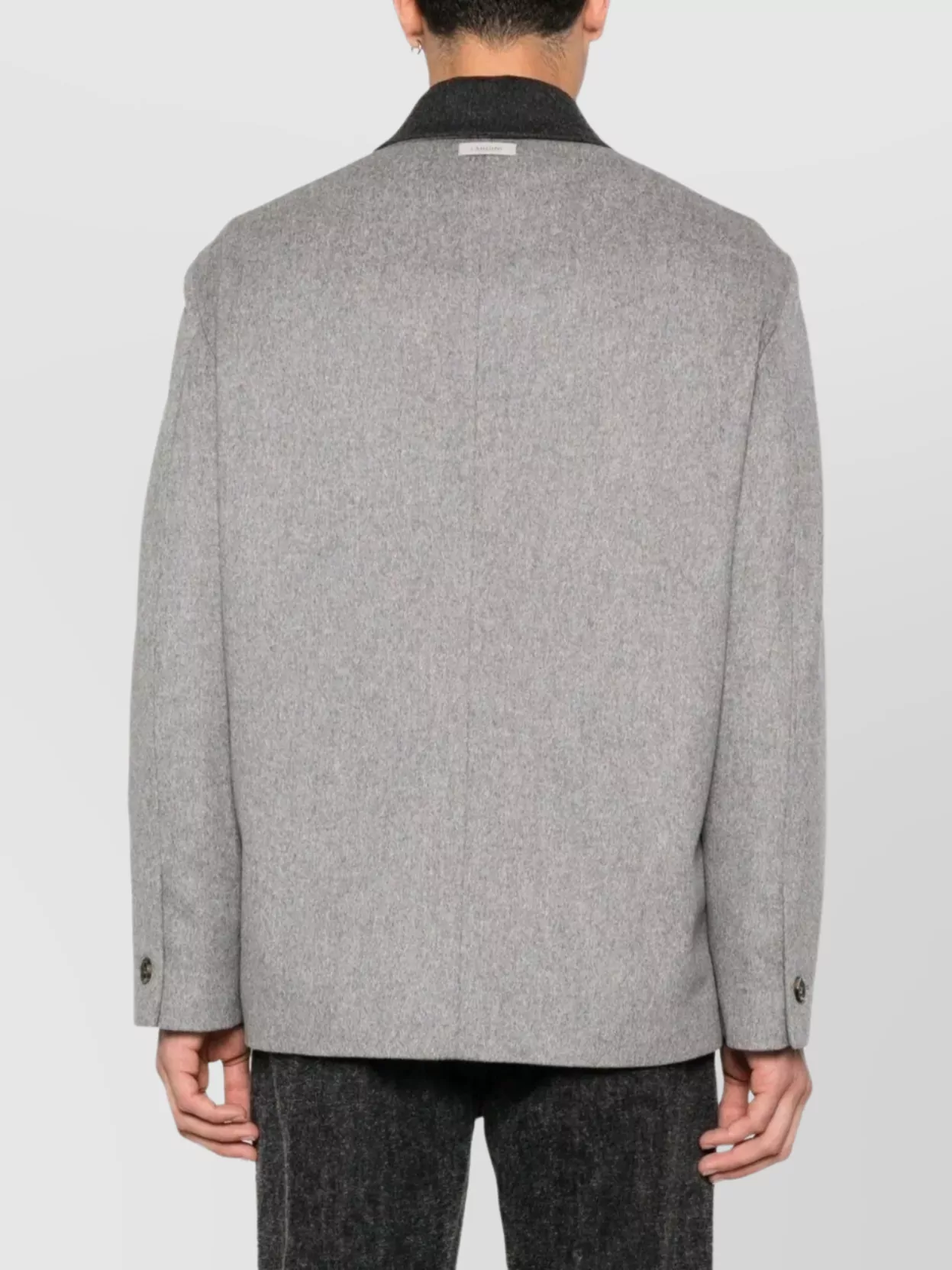 Lardini Men's Wool Shirt Jacket
