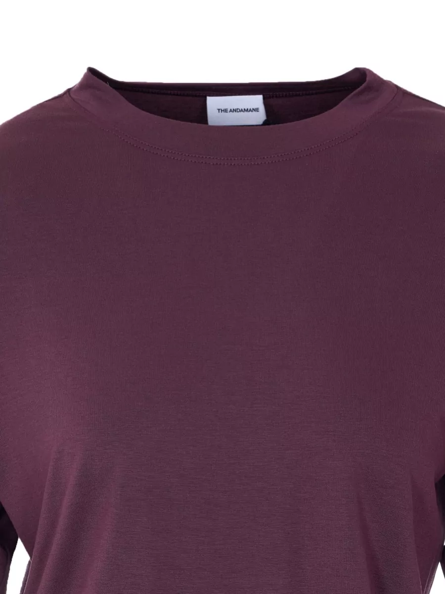 The Andamane Mini T Shirt Dress Ruched Ruffle Detail