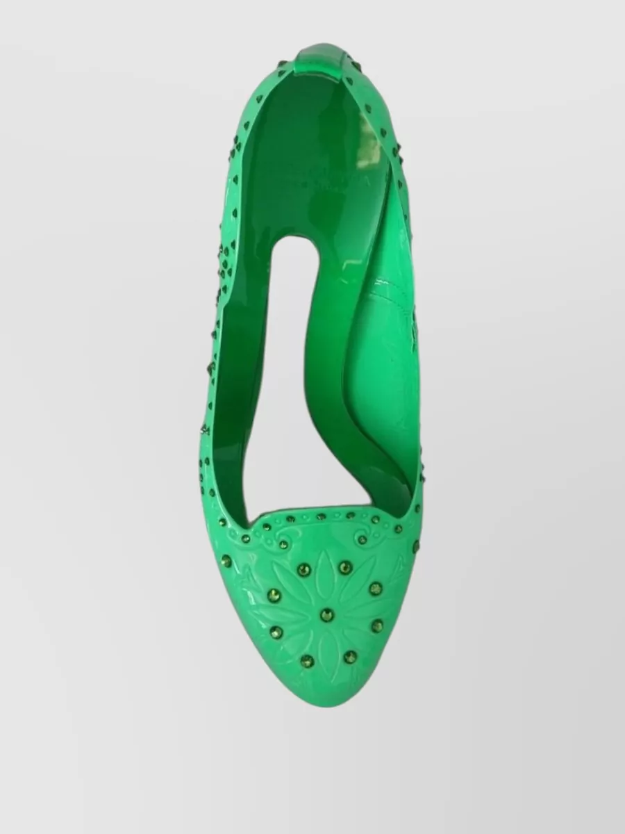 Dolce&Gabbana Crystal Embellished Cutout Pumps