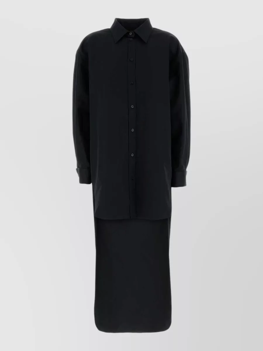 Balenciaga silk shirt dress