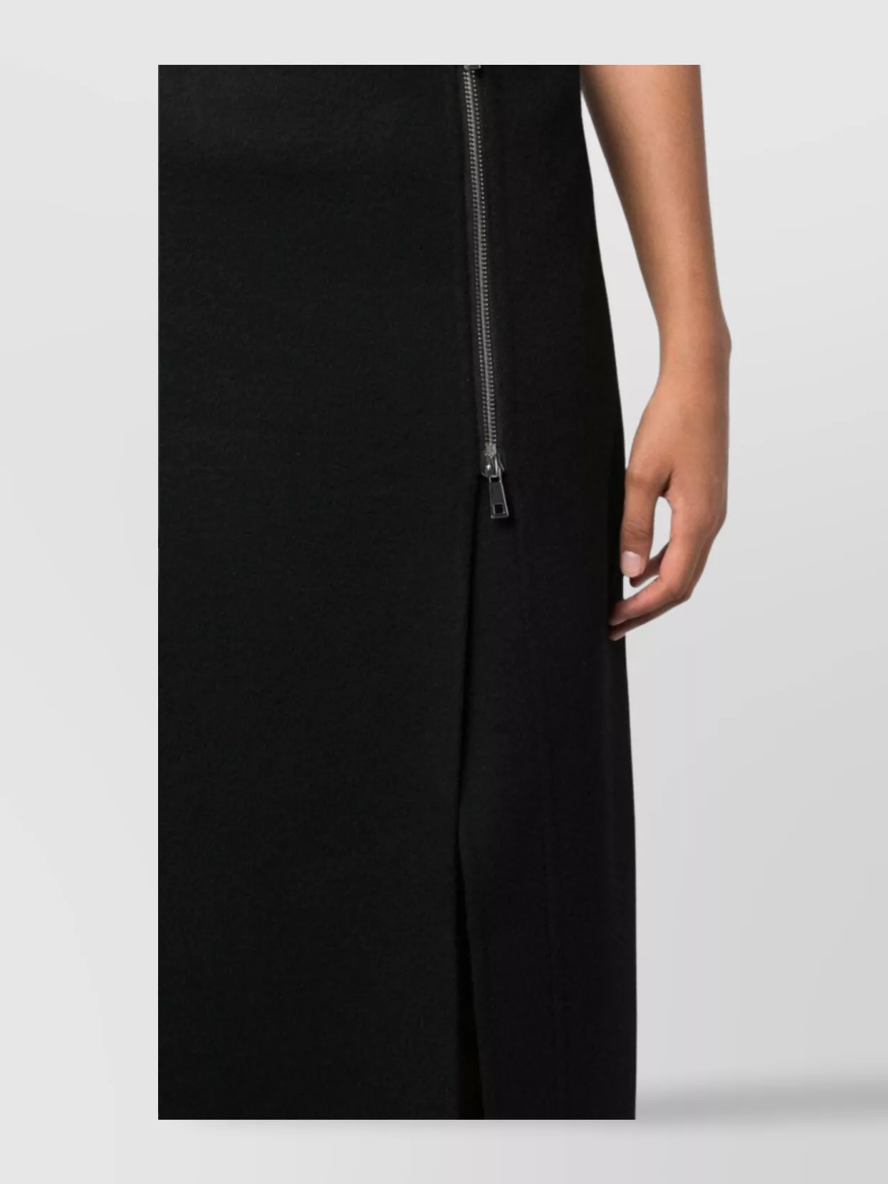 P.a.r.o.s.h Zip-up Wool Maxi Skirt