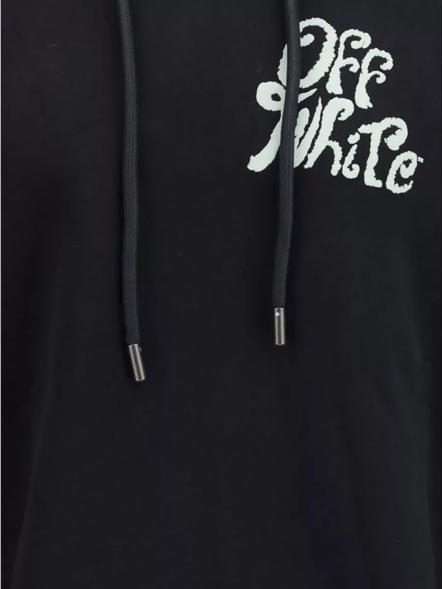 Off-White Cotton Hoodie