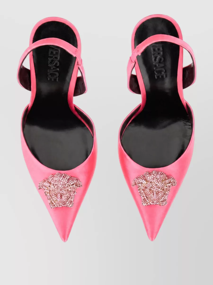 Versace Silk Mules