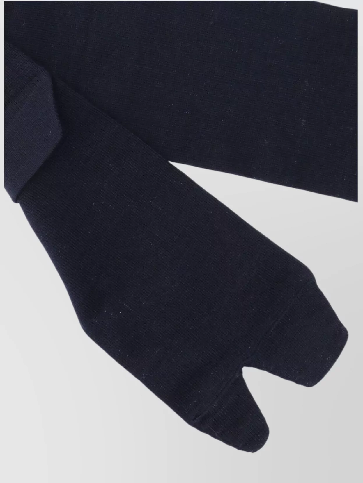 Maison Margiela Ribbed Elasticated Cuff Split Toe Hosiery