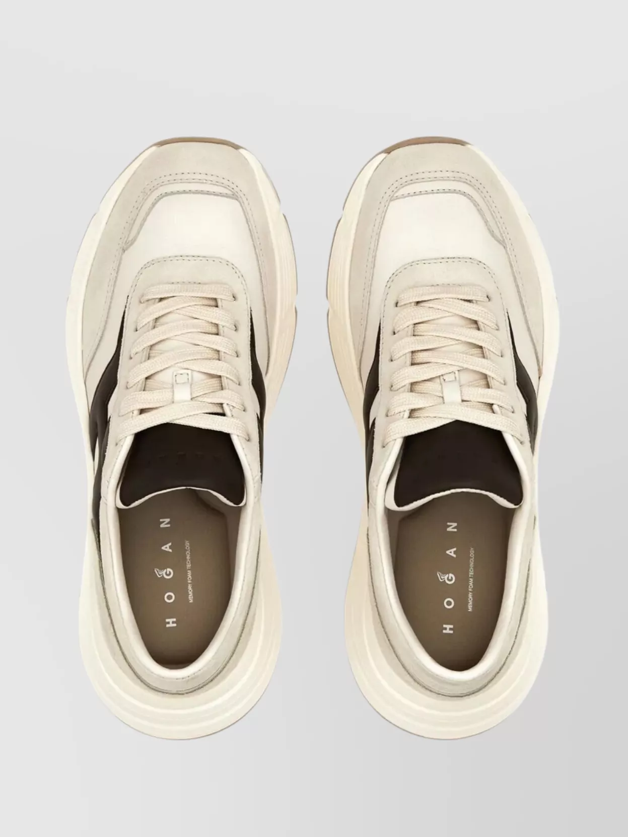Hogan Suede And Nappa Leather Sneakers