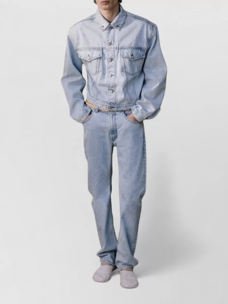 Entire Studios Denim Straight-Leg Jeans