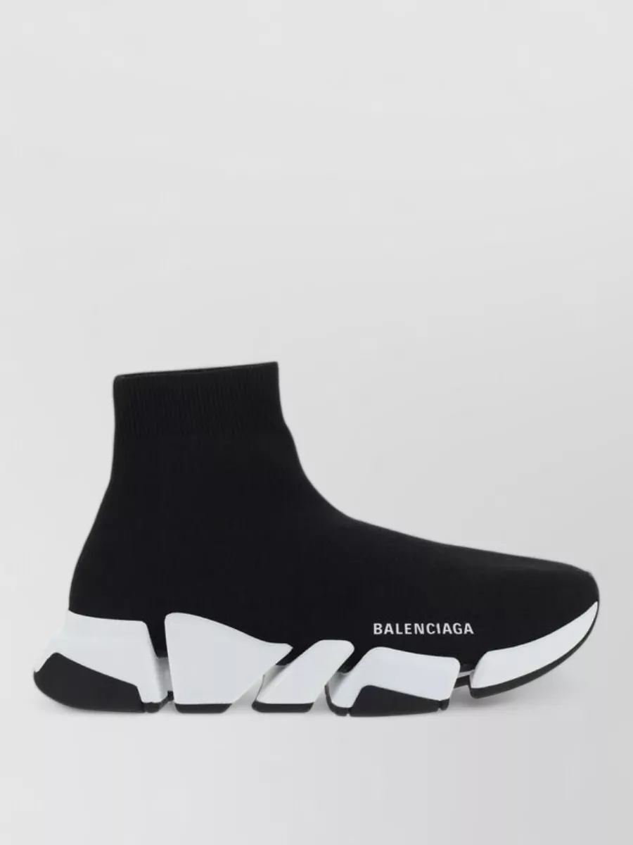 Balenciaga Polyester High-Top Sneakers