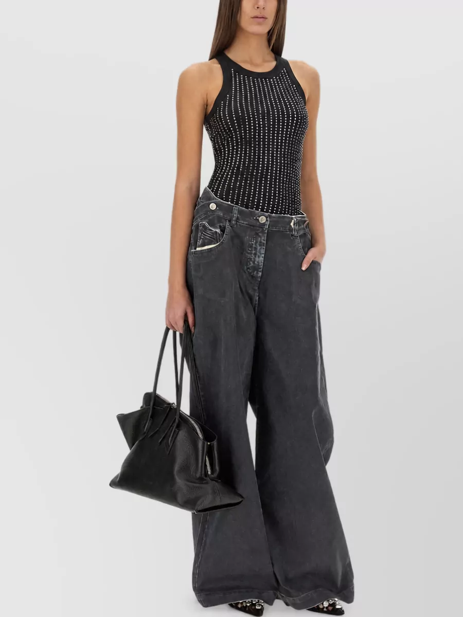 The Attico Denim Tank Top