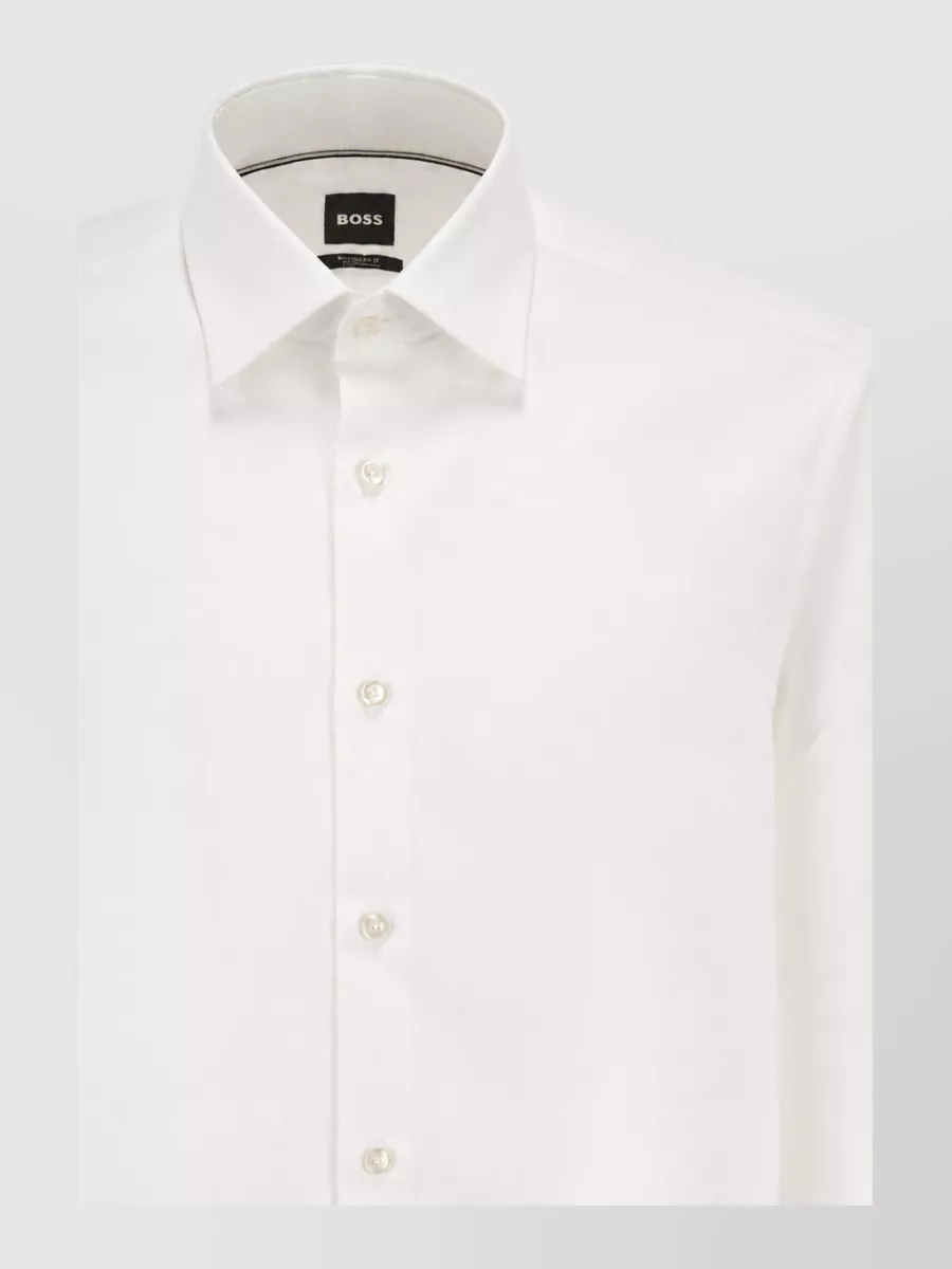 Boss Regular-Fit Cotton Poplin Shirt