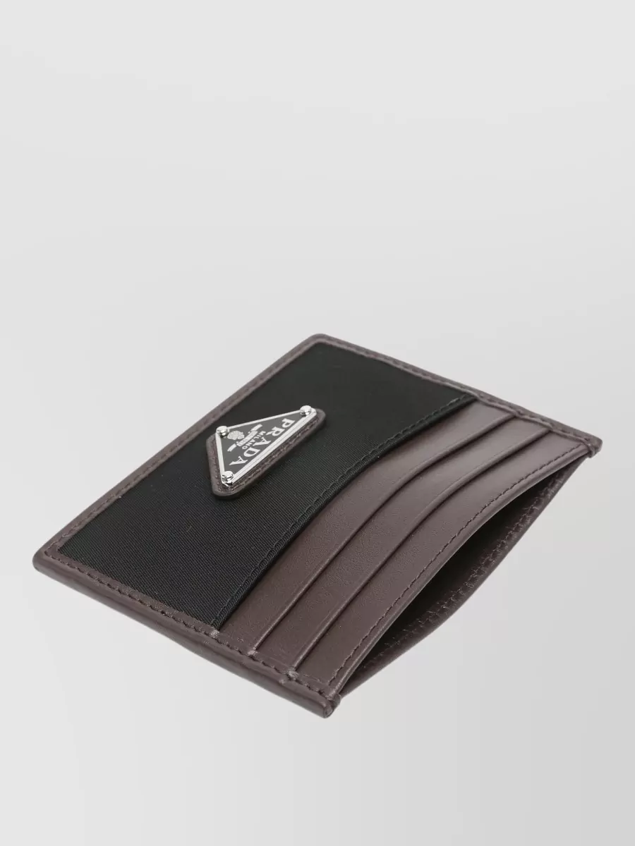 Prada Credit Card Holder Contrast Panel Design