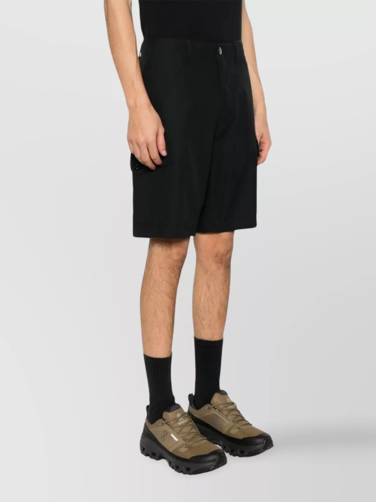 Stone Island Cargo Shorts Phantom Multiple Pockets