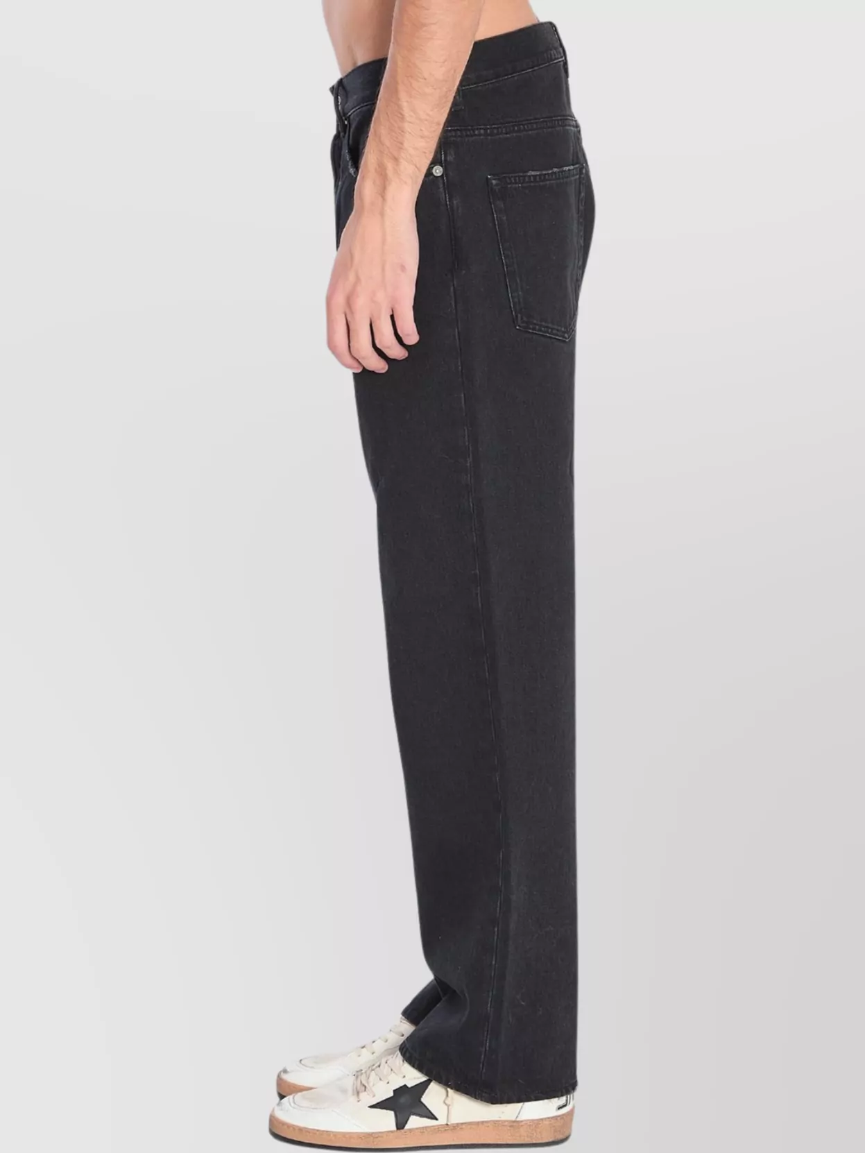 Golden Goose Loose Fit Straight Leg Vintage Jeans