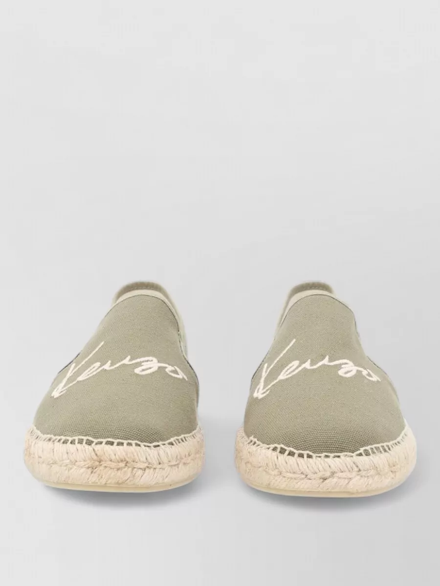 Kenzo logo-embroidered espadrilles