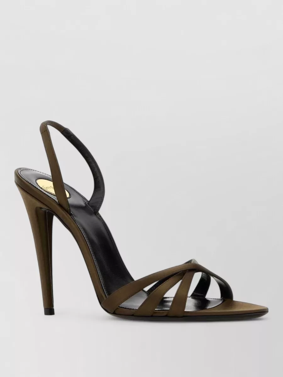 Saint Laurent Satin Sandals