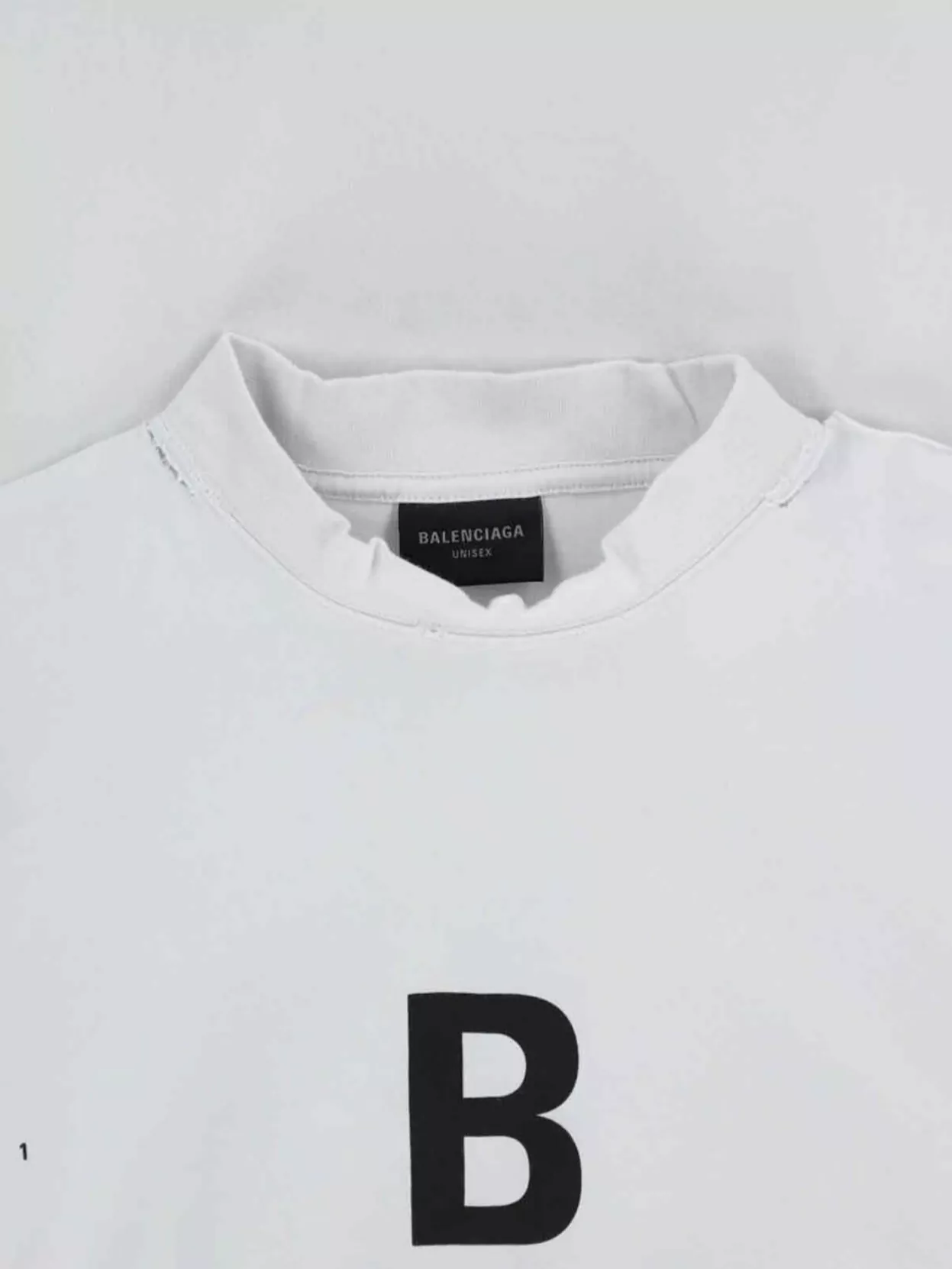 Balenciaga Crew Neck Graphic Print Short Sleeves
