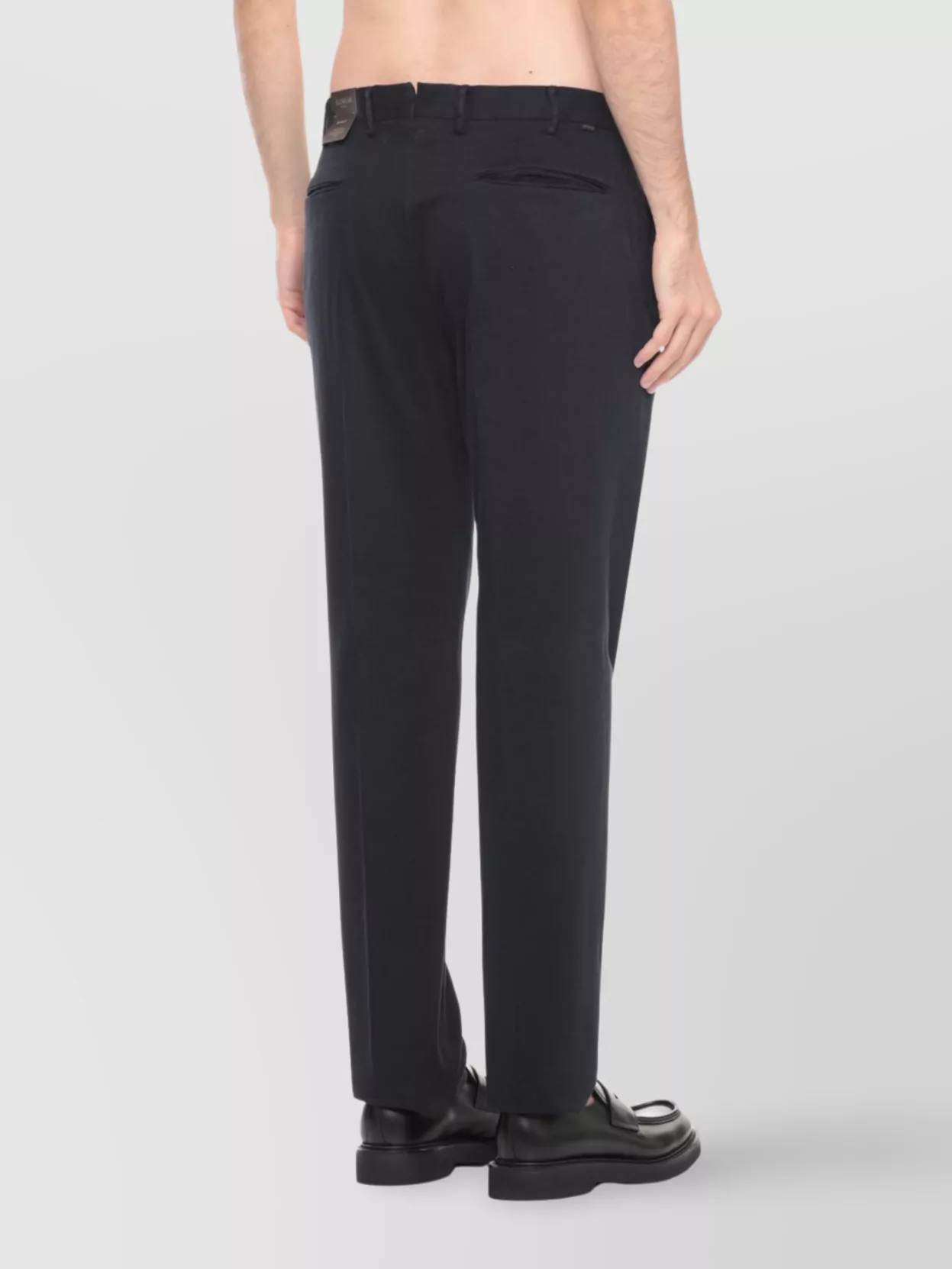 Incotex Straight Fit Cotton Trousers And Pockets