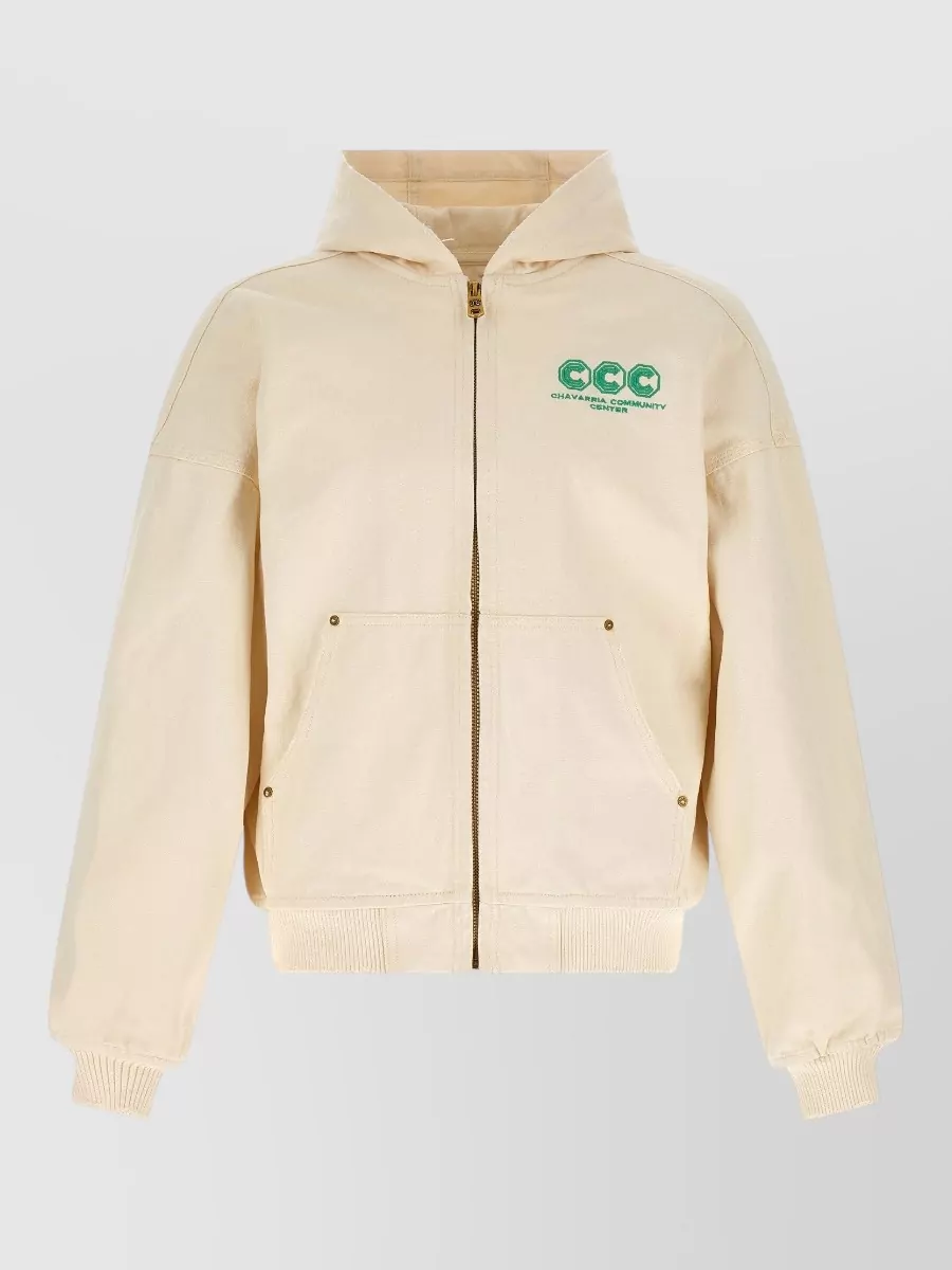 Willy Chavarria Cotton hooded jacket