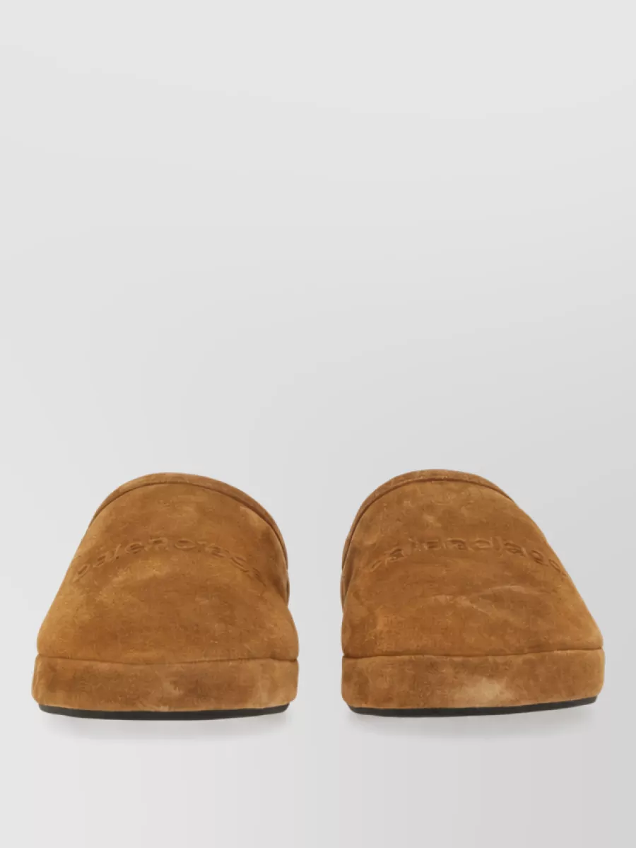 Balenciaga leather slippers