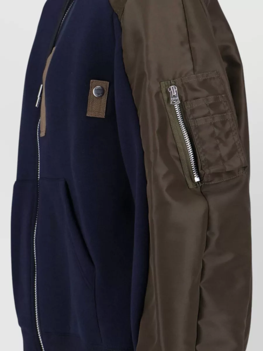 Sacai Paneled Hooded Jacket