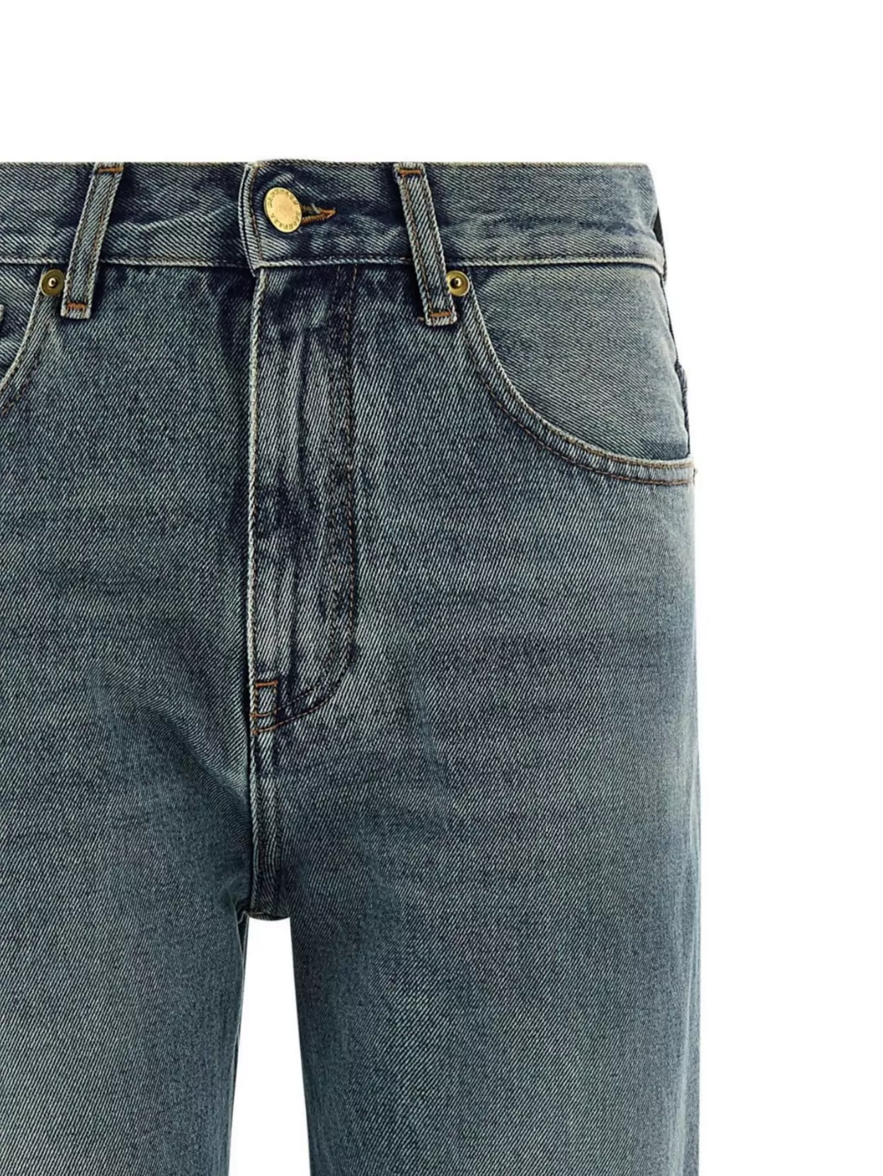 Darkpark Flared Hem Adjustable Jeans Pockets