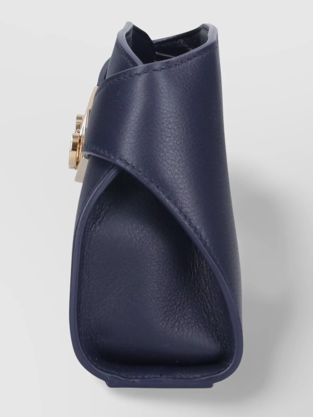 Ferragamo Structured Silhouette Top Handle Gold-Tone Hardware