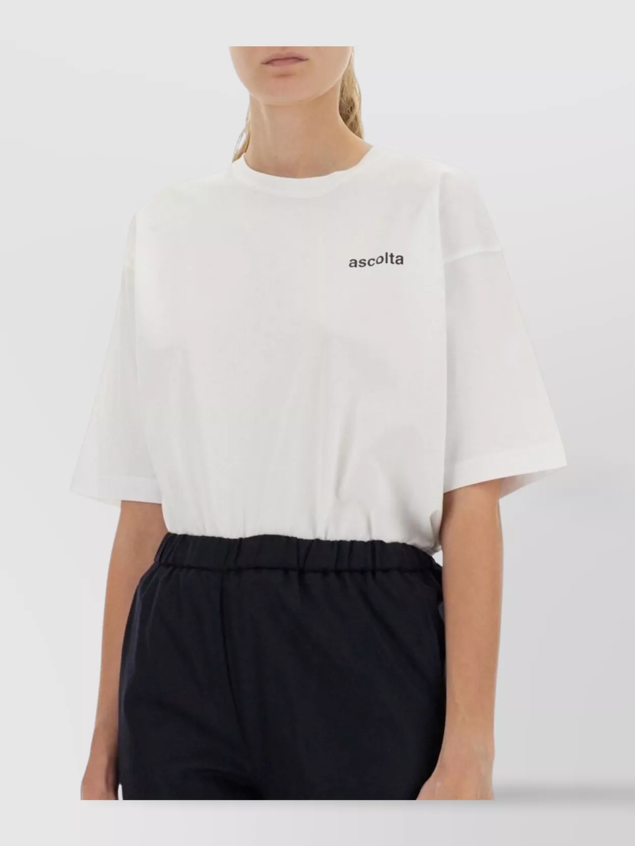 Aspesi Relaxed Fit Crew Neck Short Sleeve Top