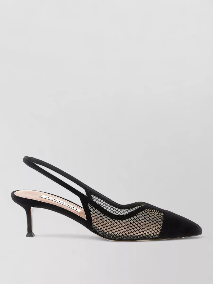 Aquazzura Mesh Slingback Pumps