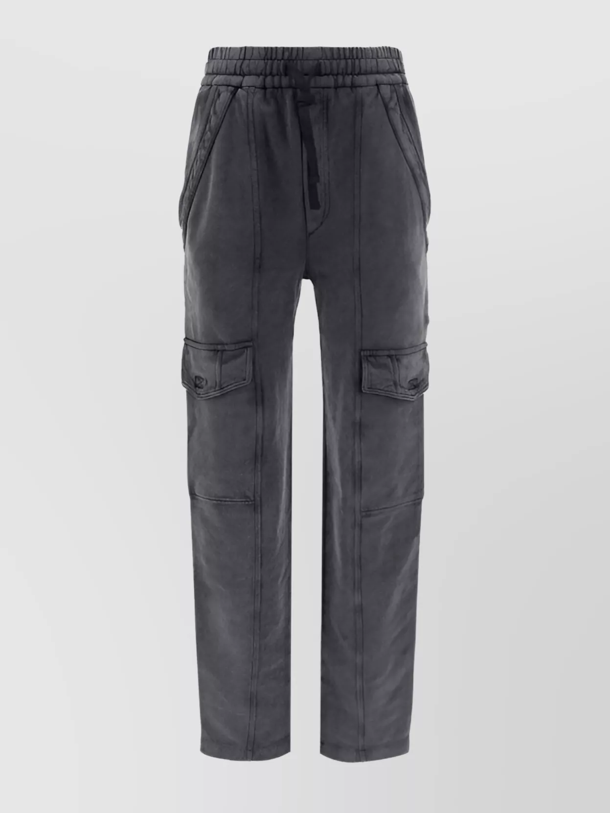 Shop Isabel Marant Étoile Cargo Pocket Monochrome Sweatpants