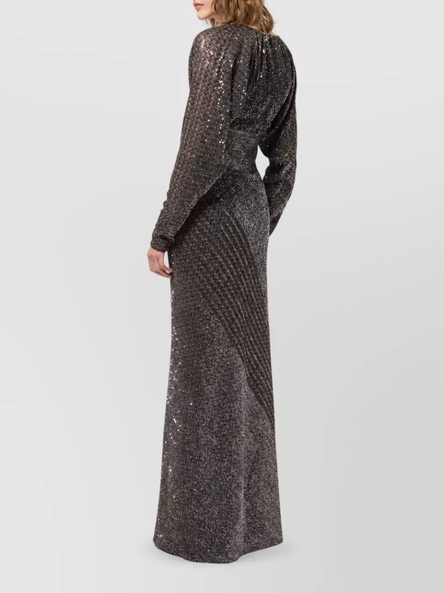 Missoni Sequinned V-Neck Maxi Dress