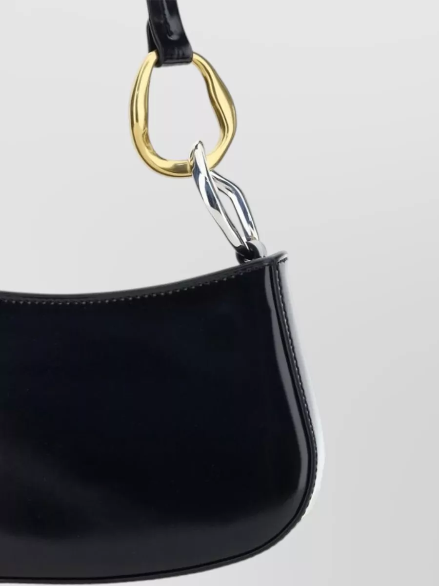 Staud Tommy Leather Clutch Bag