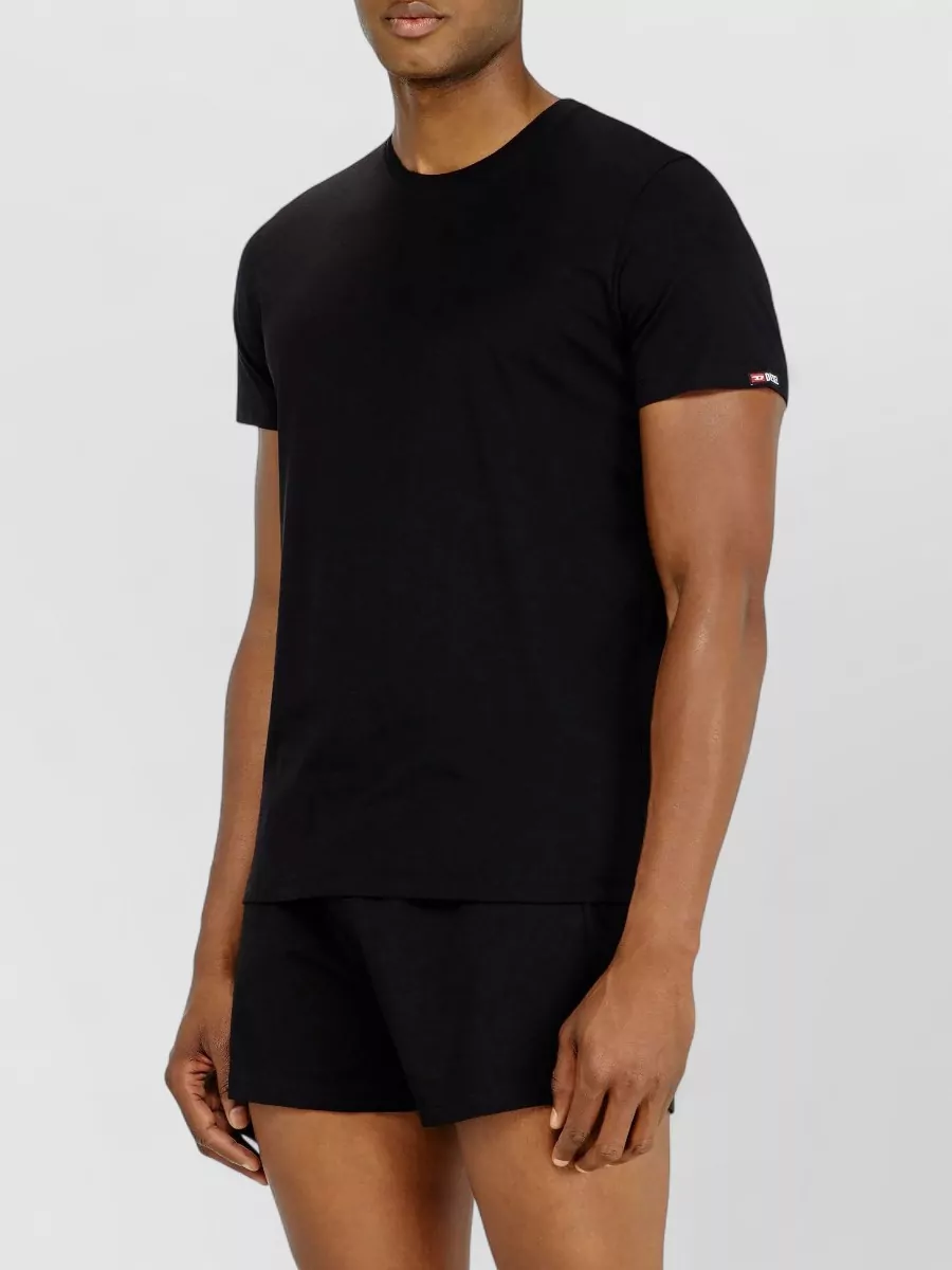 Diesel Cotton Crew Neck Short-Sleeve Loungewear T-Shirts 3-Pack