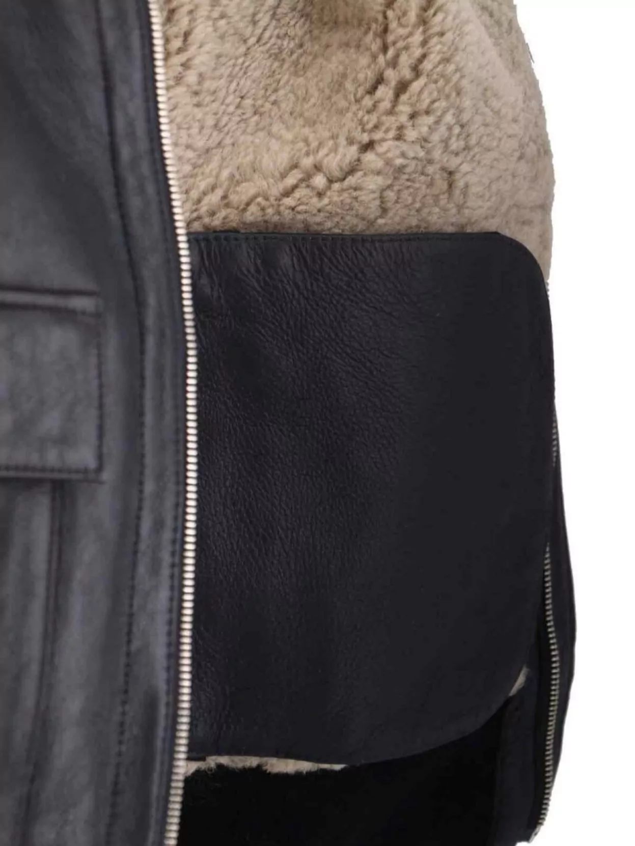 Calvin Klein Relaxed Fit Jacket Shearling Collar