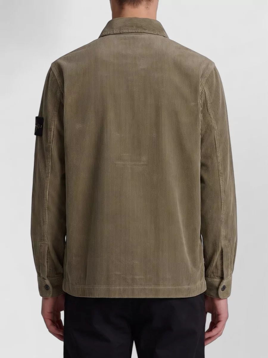 Stone Island Corduroy Relaxed-Fit Shirt Jacket