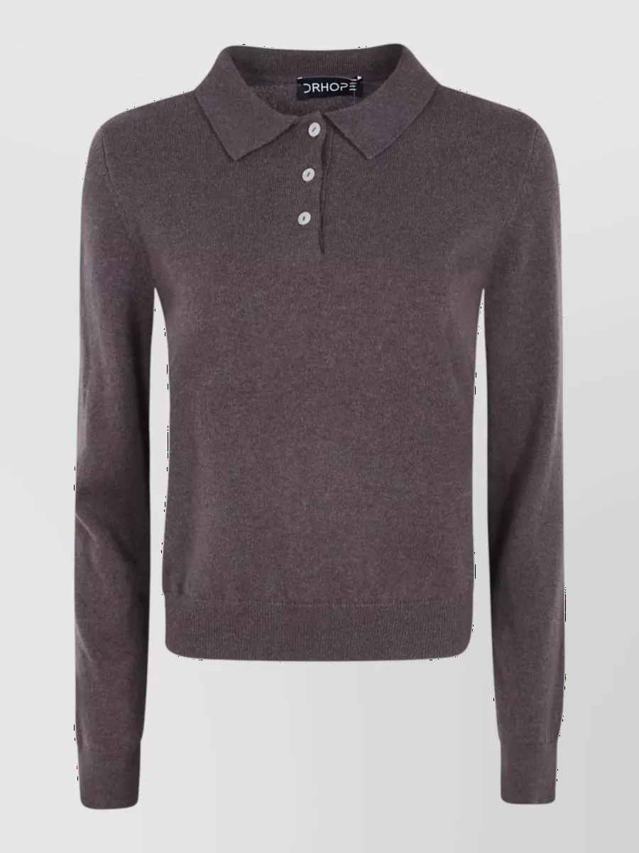 DrHope cashmere polo jumper