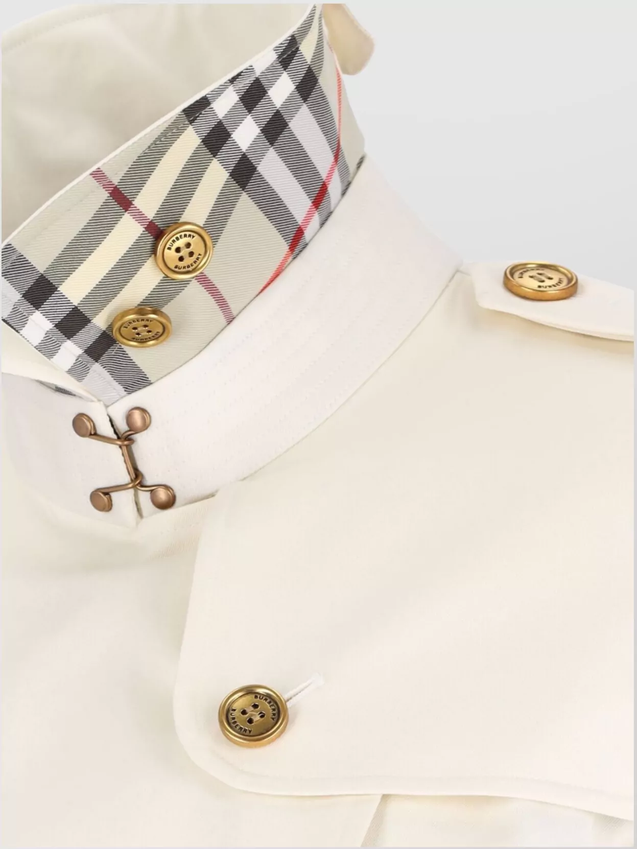 Burberry Waist Belted Double-Breasted Epaulettes Jacket