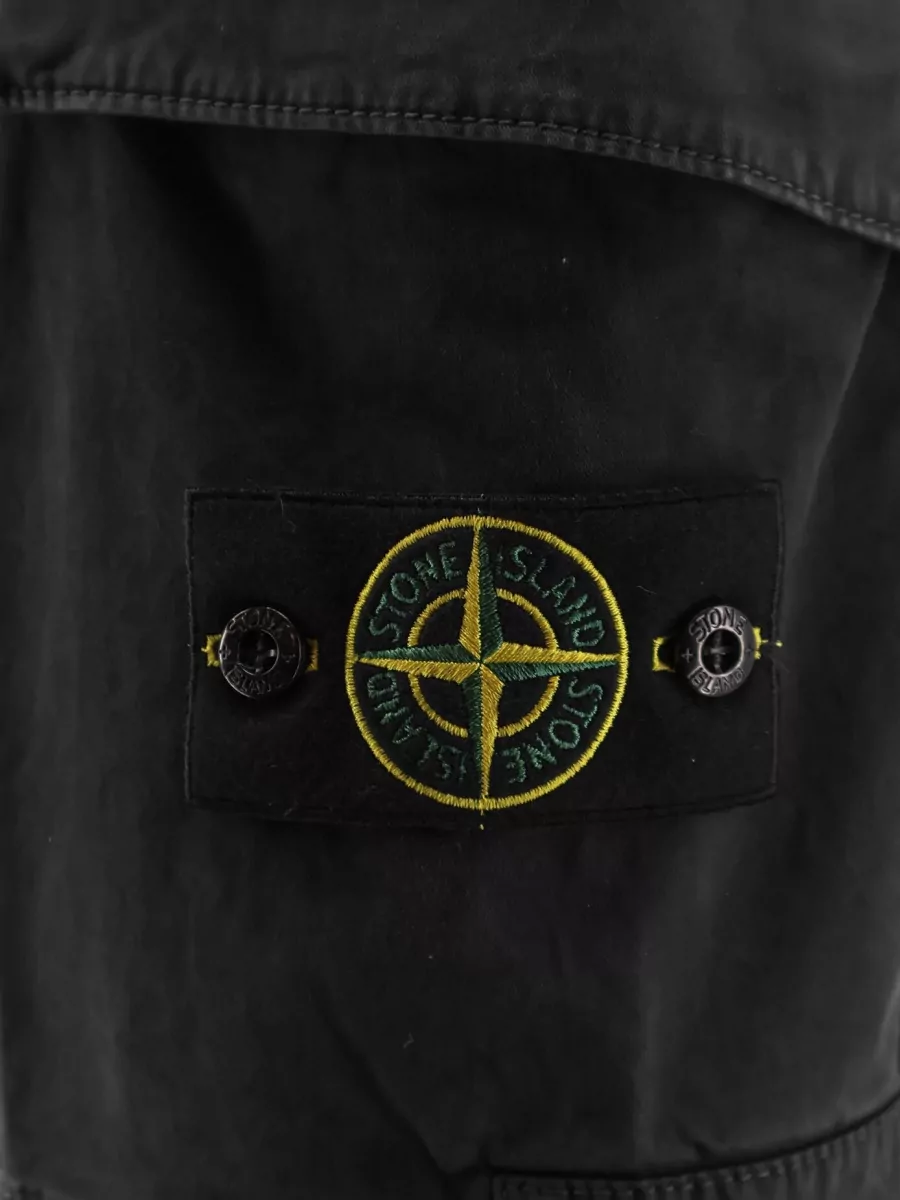Stone Island Organic Cotton Cargo Shorts Belt Loops