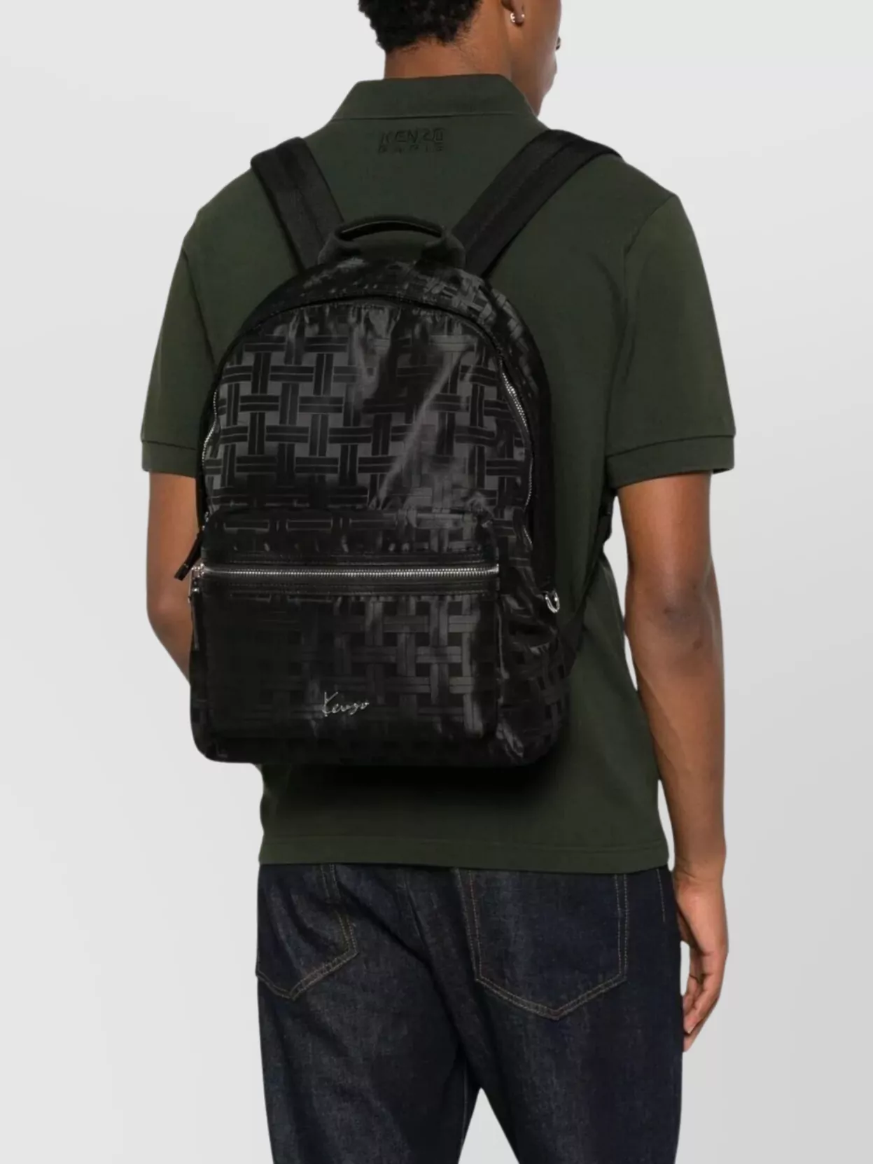 Kenzo Versatile Backpack With Front Zip Pocket