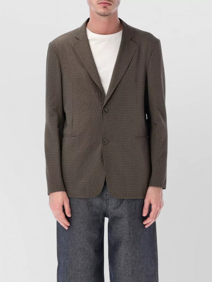 Emporio Armani Seersucker Blazer